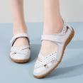 thumbnail image 4 of Norvail Womens Closed Toe Low Wedge Hollow Out Breathable Sandals, Wide Foot Sandals for Women Dressy, Comfortable Summer Casual Slippers for Beach Vacation Walking, 4 of 4