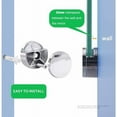 thumbnail image 2 of Solución segura para montaje de espejos, fácil instalación, sujeción firme para vidrio de sujeción ajustable, antioxidante y anticorrosión con amplias aplicaciones domésticas que incluyen tocador de, 2 of 5