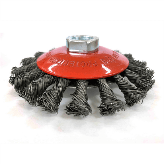 Titan 4-1/2 in. Knotted Bevel Wire Wheel