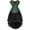 Green, variant on Renaissance Corsets Bustiers with Steampunk Skirt Women XL Black