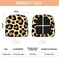 thumbnail image 3 of Leopard Print Pattern Seat Covers for Dining Room Chairs Set Of 4,Stretch Printed Washable Chair Seat Cover with Elastic Ties and Button,Removable Waterproof Couch Cushion Covers, 3 of 6