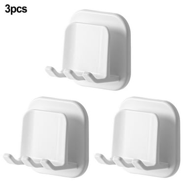 3-Piece Wall Mount Toothbrush Holder Set,Bathroom Organizer Rack with Cups for Electric Toothbrushes,Kids Toothbrushes,Bath Balls,Space-Saving Design,