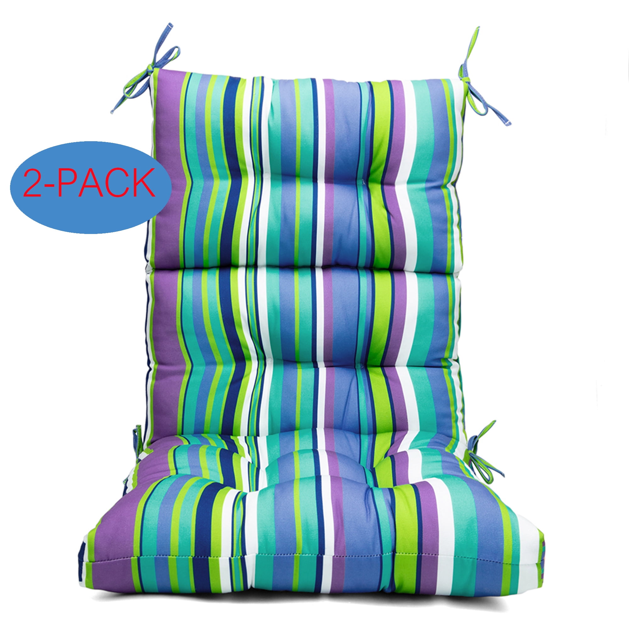 1/2/4 Pack High Back Chair Cushion Luxury Seat Cushion High Seat Back