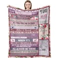 thumbnail image 1 of LHSHID Daughter Gift from Mom Dad Best Gifts for Daughters from Mother Birthday Gifts for Daughter Daughter Birthday Gifts Ideas for Graduation Wedding Christmas to My Daughter Blanket 30"x40", 1 of 9