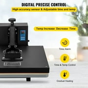 BENTISM Heat Press Machine, 16 x 20 Clamshell Sublimation Transfer Printer Teflon Coated, 1700W Digital Precise Heat Control, Silica-gel Sponge Powerpress for T-shirt Bag Pad Pillow