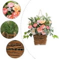 thumbnail image 4 of FAMTKT Spring Wreath, Artificial Floral Wreaths, Flower Baskets Simulated Flowers Outdoor Decoration Photography Flower Wreath for Front Door Wall Window Festival Porch Patio Garden Decor, 4 of 9