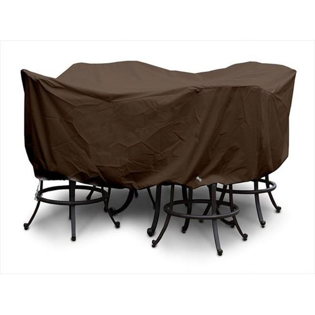 KoverRoos Weathermax 85252 Large Bar Set Cover, 84-Inch Diameter by 40-Inch Height, Charcoal