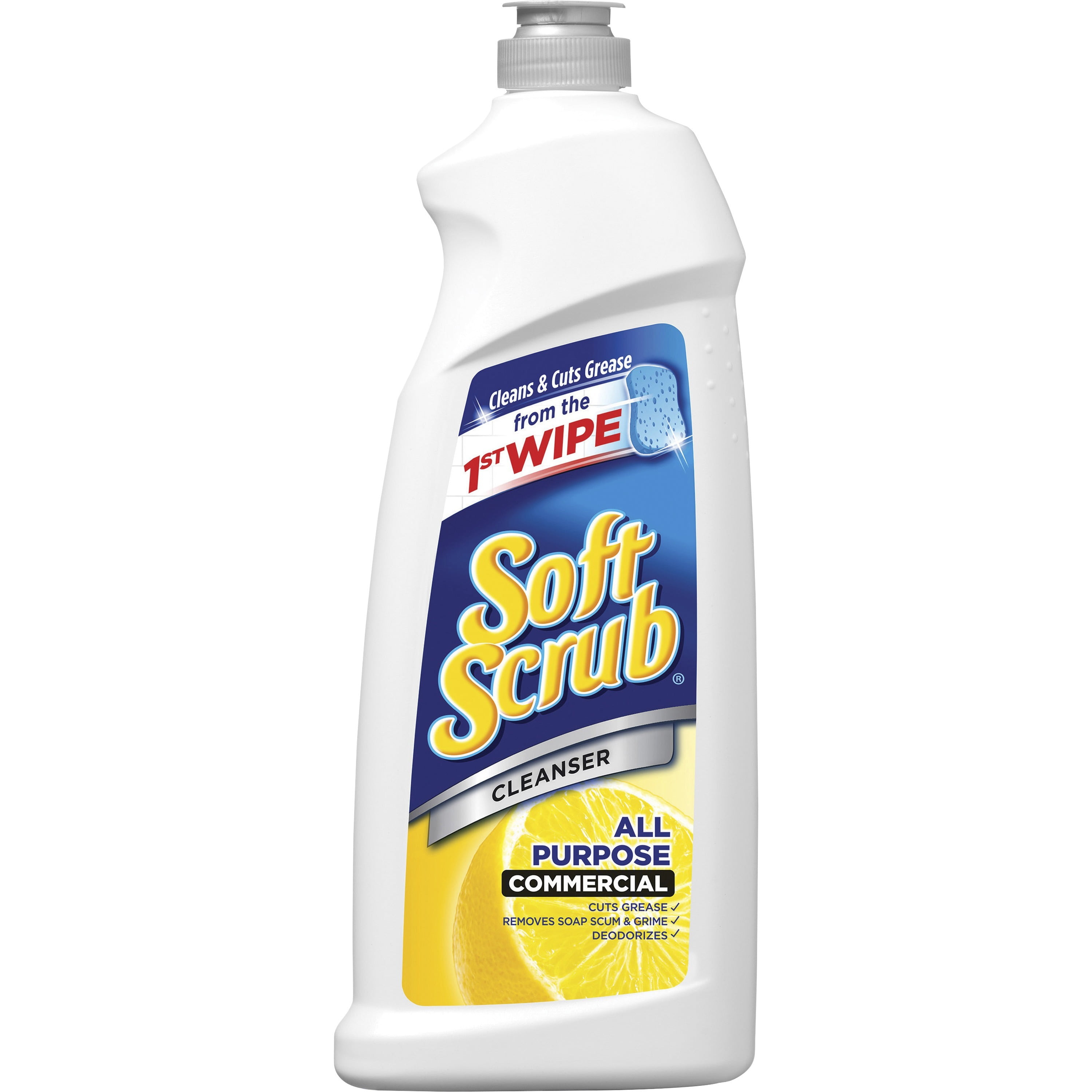 Soft Scrub Lemon Scent Total All Purpose Bath And Kitchen Cleanser - 36oz :  Target