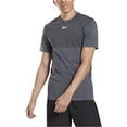 thumbnail image 1 of Reebok Mens Les Mills MyoKnit Basic T-Shirt, Grey, Small, 1 of 6