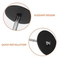 thumbnail image 3 of CHICHUMID 1Set High Efficiency Stainless Steel Door Security Cover Plate Black Round Lock Hole Filler, 3 of 8