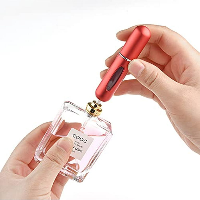 Travel Cologne Sprayer Pocket Perfume Bottle Refill 4 Pcs Mini