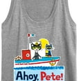 thumbnail image 3 of Pete The Cat - Ahoy Pete - Women's Racerback Tank Top, 3 of 6