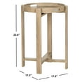 thumbnail image 5 of SAFAVIEH Hamish Retro Mid-Century Tray Top Side Table Light Grey, 5 of 7