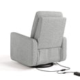 thumbnail image 6 of Graco Teddi Power Recliner, Salt & Pepper Boucle, 6 of 12