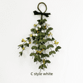 thumbnail image 3 of Simulación de planta verde Simulación de muérdago Decoración de boda para el hogar Colgante de pared Muérdago colgante, 3 of 5