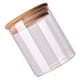 thumbnail image 5 of Frasco de vidrio transparente de 175ml, recipiente sellado para almacenamiento de alimentos, para té suelto, café, grano, azúcar y sal (6,5*8CM, con tapa de bambú), 5 of 8
