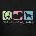 thumbnail image 3 of CafePress - Peace, Love, Labs Hoodie (Dark) - Pullover Hoodie, Classic, Comfortable Hooded Sweatshirt, 3 of 4