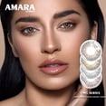 thumbnail image 3 of AMARA lentes de contacto de la serie GEM con lentes de contacto de maquillaje de ojos de 6 colores 1 par, 3 of 4