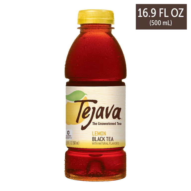 Tejava Lemon Black Iced Tea, 16.9 fl oz, 12 Pack photo 2