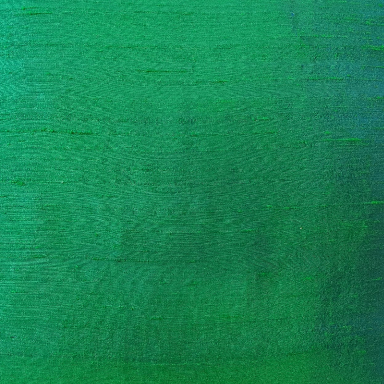 Sankara Emerald Green Silk Throw Pillow 16x16 Dupioni with Polyfill Insert