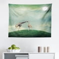 thumbnail image 1 of Giraffe Tapestry, Mom Giraffe in Rainbow Colors Abstract Art Surrealist Image of Animal, Fabric Wall Hanging Decor for Bedroom Living Room Dorm, 2 Sizes, Multicolor, by Ambesonne, 1 of 1