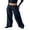 Dark Blue, variant on Gupgi Women's Wide Leg Jeans Straight Leg Boyfriend Denim Pants Low Waist Baggy Jeans Casual Loose Trousers
