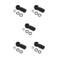 thumbnail image 3 of Eigraketly Bicicletas aceite cabeza de oliva freno de disco manguera pinza conector bicicleta accesorio reemplazo para /XT/XTR/BH-90 negro Negro 5Conjunto, 3 of 6