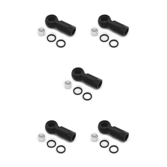 ZheElen Embout d'Huile Olive Tête de Frein à Disque Raccords de Durite Accessoires Pièces de Remplacement Noir 5Ensemble