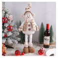thumbnail image 1 of Ganfancp Navidad Muñeco de Nieve Telescópica Nueva Muñeca de Punto Escena de La Ventana Decoración Adornos Ofertas Flash 1*Muñeco de Nieve Navideño Telescópico, 1 of 3