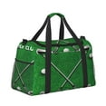 thumbnail image 2 of Xecao Golf Sport Club Pattern ​Lightweight Crossbody Weekender Bag Mesh Side Pockets Padded Handles Sports Outdoor Gear Organizer, 2 of 7