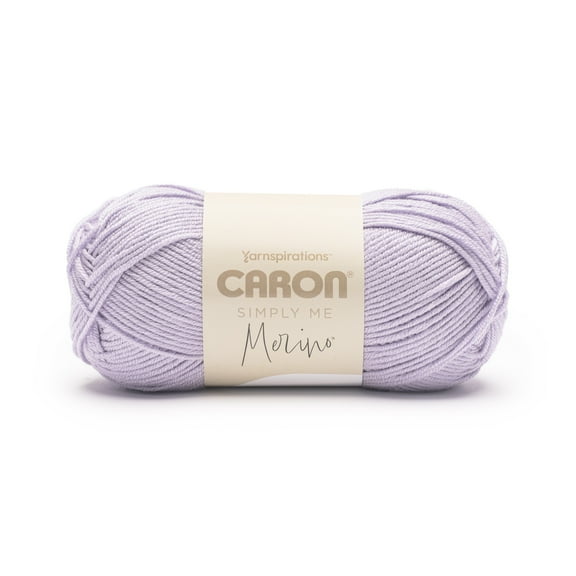 Caron® Simply Me Merino™ #3 DK (Light) Blend Yarn, Pale Wisteria 3.5oz/100g 215 Yards