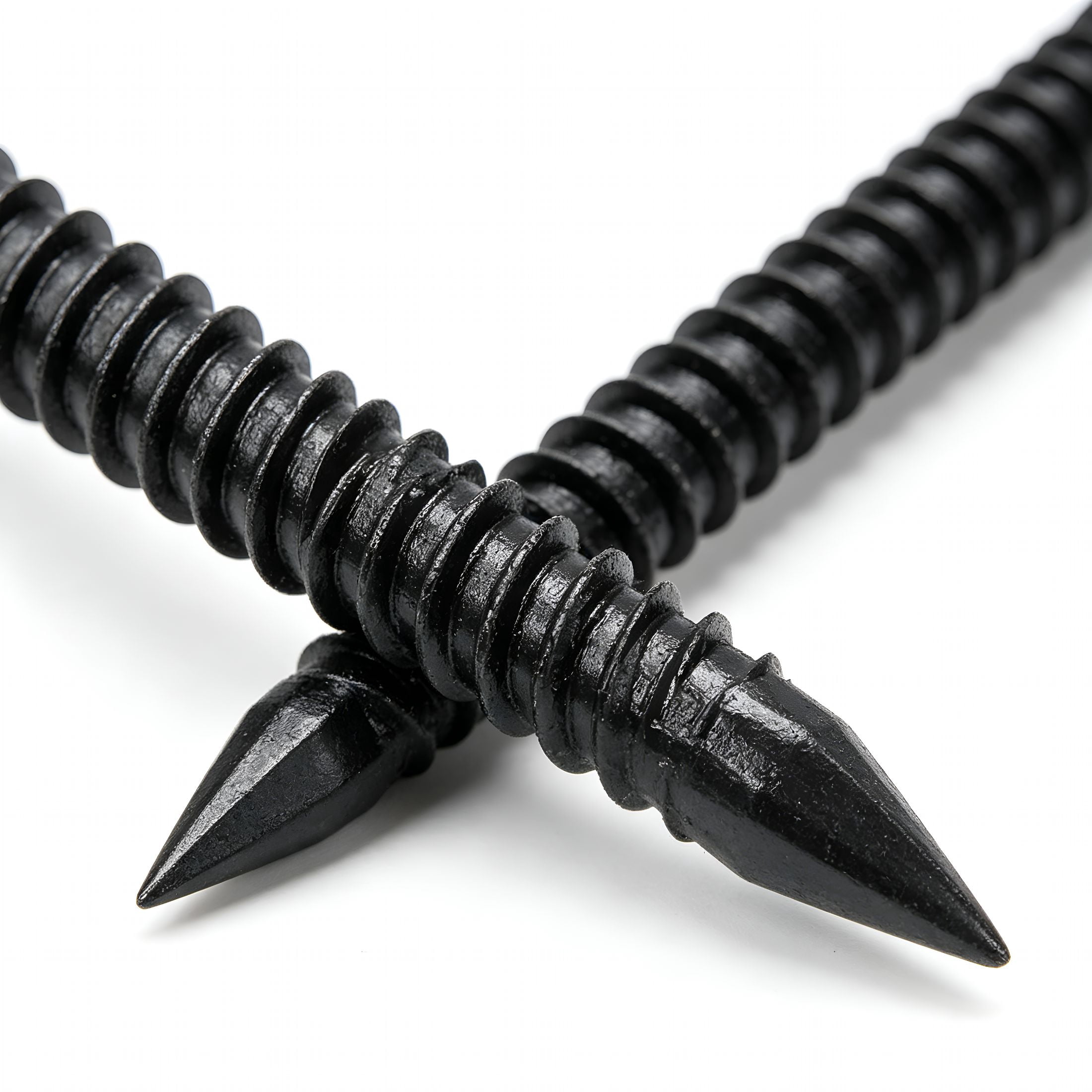 ZHZFKQ 12 Inch 8 Pack Trampoline Stakes Ground Stakes Heavy Duty Ground Anchors Rebar Stakes Garden Stakes U Hook Galvanized Steel Tent Stakes,For Camping Tents Soccer Goals,Black