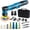 Blue, variant on Cordless Mini  Polisher, 1 Inch 3 Inch  Action & Rotary Polishing Machine for  Detailing, Waxing, Polishing, Scratch Removing