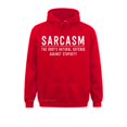 thumbnail image 3 of Sarcasmo La defensa natural del cuerpo contra la estupidez Sudaderas geniales para hombres Sudaderas con capucha de otoño Ropa de diseño Manga larga Rife, 3 of 5