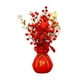 thumbnail image 2 of Adorno de año Nuevo Chino de 2 Uds., Decoración de Flores Artificiales, Diseño de Escena de Personaje Primavera para de Mesa Del Hogar , Estilo Estilo  Estilo E perfecl Ramo de año nuevo chino, 2 of 8