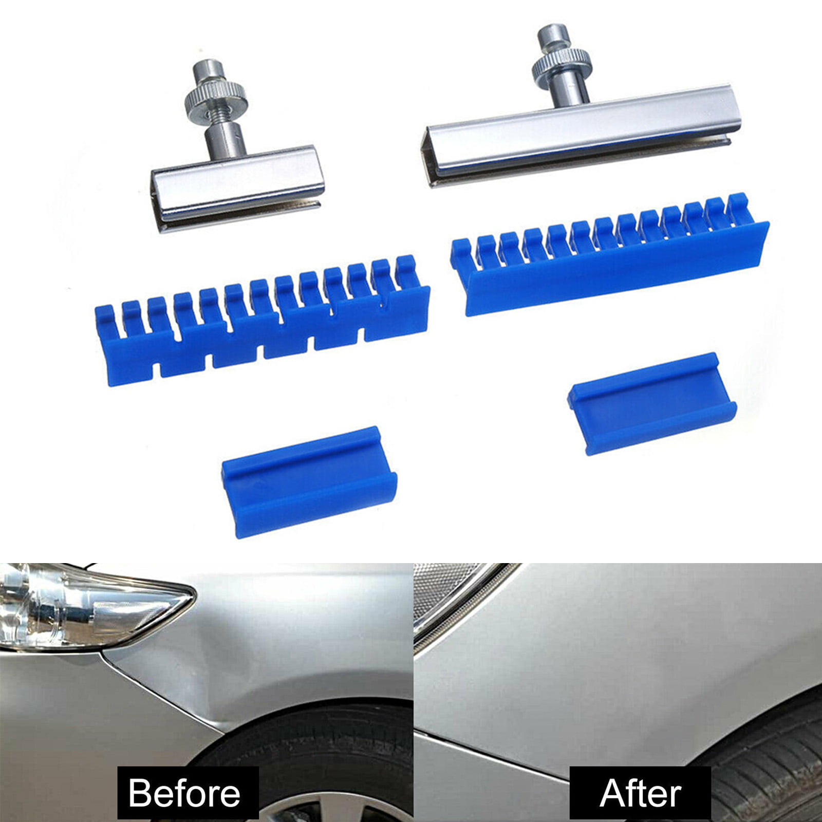 6Pcs Car Paintless Dent Repair Tools Kit Universal Dent Remover Hail Repair Tool 
