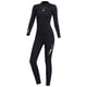 thumbnail image 2 of Traje De Baño Trajes de neopreno de 3 mm Trajes de buceo para mujeres para deportes acuáticos (Negro XL), 2 of 5