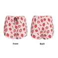 thumbnail image 6 of Goofa Strawberry Printed Women 2 in 1 Running Shorts,Quick Dry Athletic Workout Shorts,High Waisted Athletic Shorts with Liner Pockets-Medium, 6 of 9