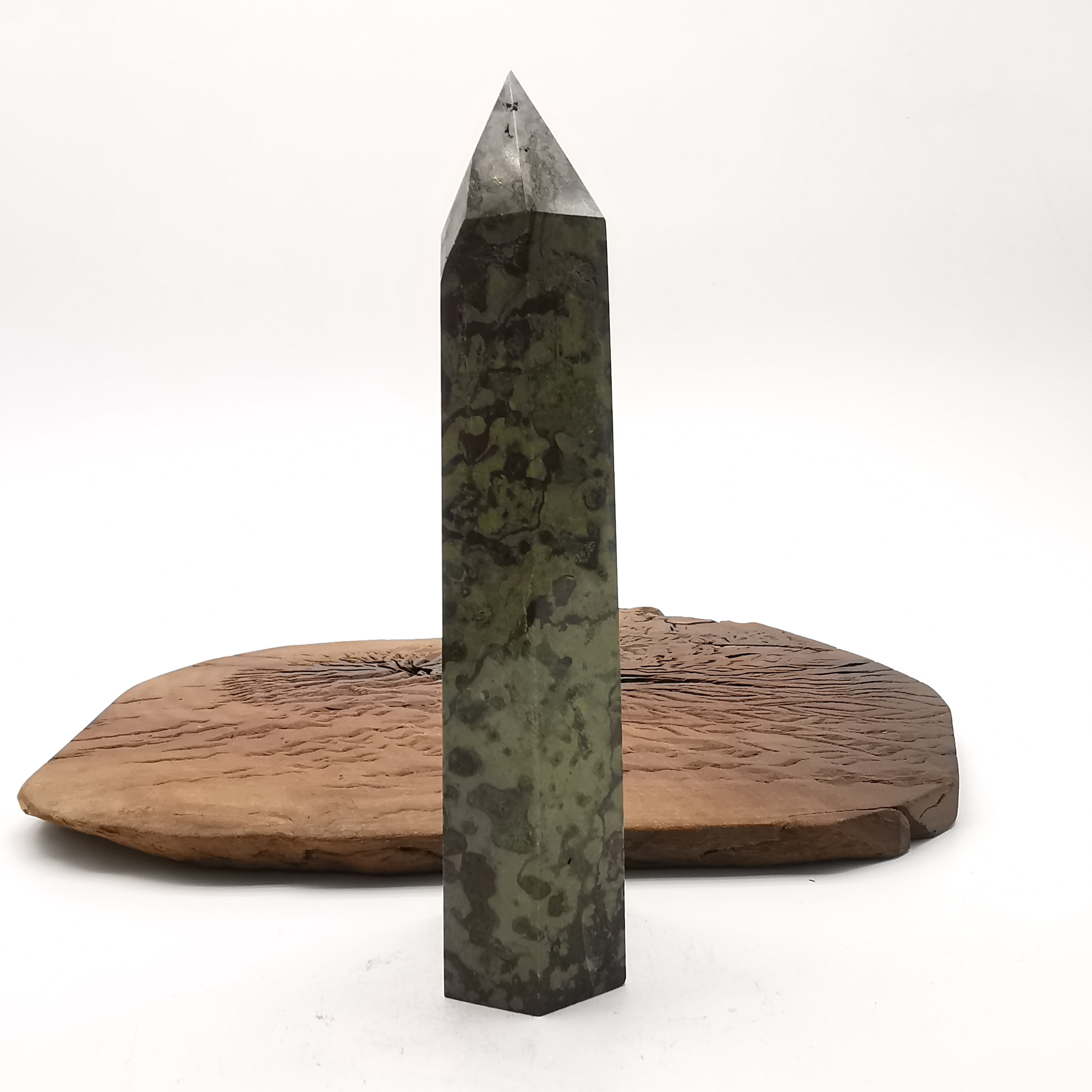 Dragonblood Stone Crystal Towers ~ Natural Healing Crystal Point Obelisk for Reiki Healing and Crystal Grid 0.77kg