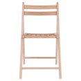 thumbnail image 4 of Robin 4pc chaises pliantes Naturel, 4 of 9