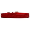 thumbnail image 2 of 18mm Two Tier Faux Croc Collar Red Medium, 2 of 2
