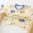 thumbnail image 6 of Gubotare Kids Girls Pajamas Set Girls’ Pajama Sets 2-Piece Set Snug Fit Soft Long Sleeve Pajama Tops & Sleepwear Pants Size 13-14 (Beige,13-14 Years), 6 of 8