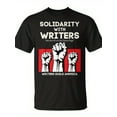 thumbnail image 2 of SR Solidarity With Writers Guild Of America On Strike Wga Retro T-shirt, 2 of 5