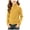 tops19-Yellow, variant on UAYOTSE Girls Long Sleeve Mock Neck Shirt Solid Color Stretchy Soft Base Layer Underwear Top