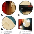 thumbnail image 3 of Designart "Asian Art Harmonious symmetry I" Asian Metal Wall Art, 3 of 5