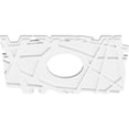 thumbnail image 2 of 24"W x 16"H x 7"ID x 8 1/2"C x 1"P Novo Architectural Grade PVC Contemporary Ceiling Medallion, 2 of 11