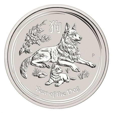 Gold World Series Mint Coin Set - 2018 Year of the Dog Perth Mint Lunar Series II 1/2 oz Gold Coin