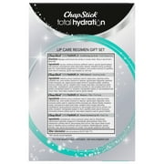 ChapStick Total Hydration Lip Kit Holiday Gift Set, Lip Moisturizer, Lip Scrub and Lip Balm Stocking Stuffers - 4 Count