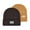 Chocolate, Biscuit, variant on Men’s Classic Knit Beanie, 2 Pack