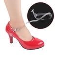 thumbnail image 4 of 2 Pair Invisible Shoe Straps Ankle for Holding Loose High Heels Dancing Shoes, 4 of 9